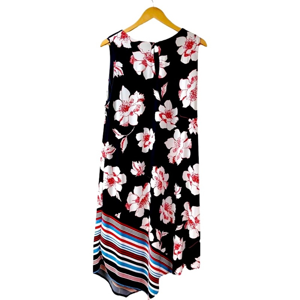 Coastal Summer Cruisewear Floral Womens Dress SZ 20 Old Money Fairycore Flowy - Picture 5 of 9
